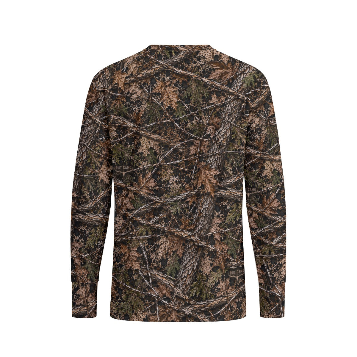 Men's All-Over Print Sun-Protection Long-Sleeve Tee with Thumbholes