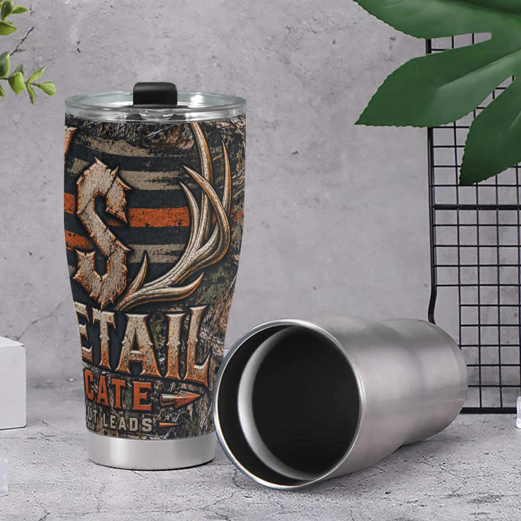 WS Deer & Flag 30 oz Stainless Travel Cup