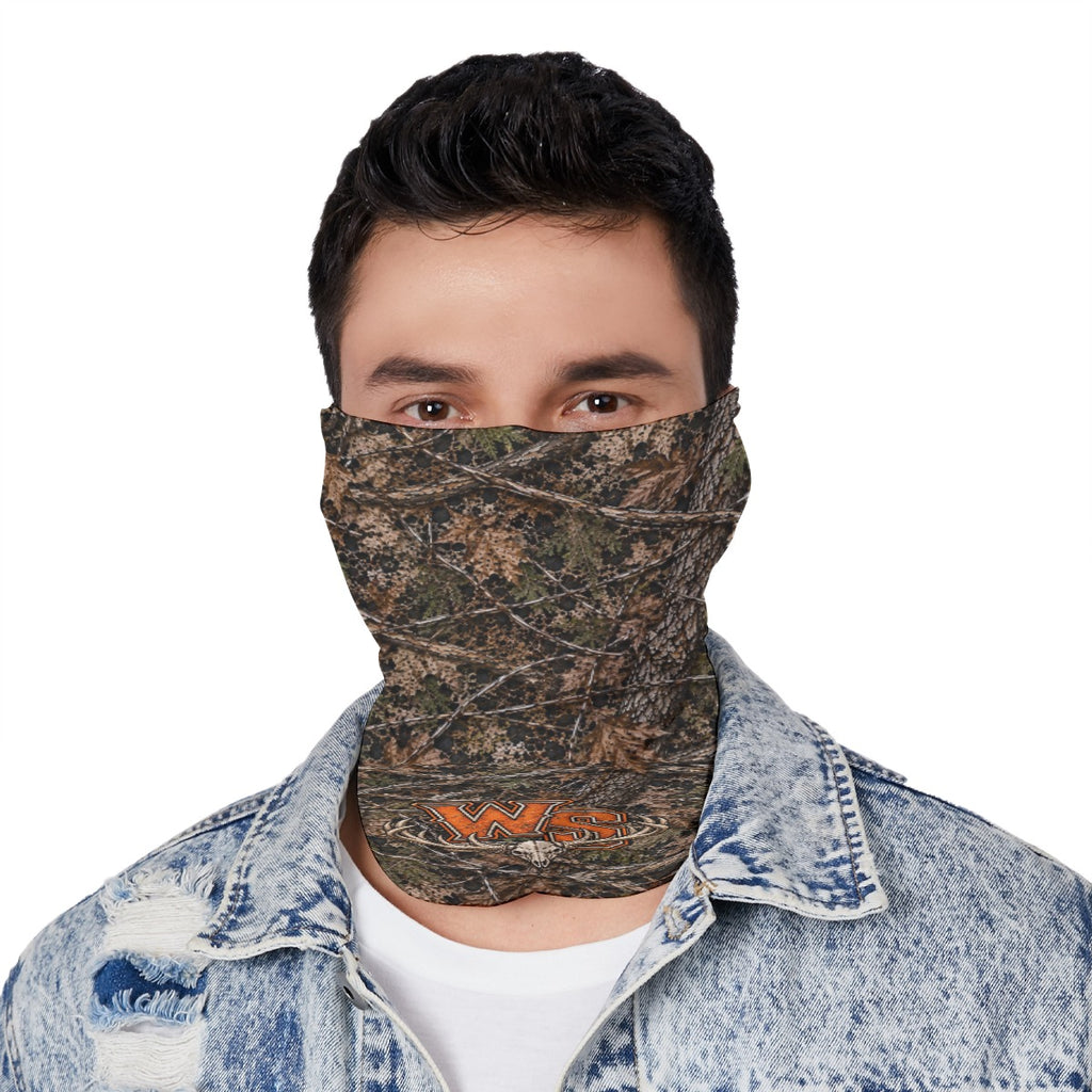 Woodland Camo Lightweight Stretch Neck Gaiter