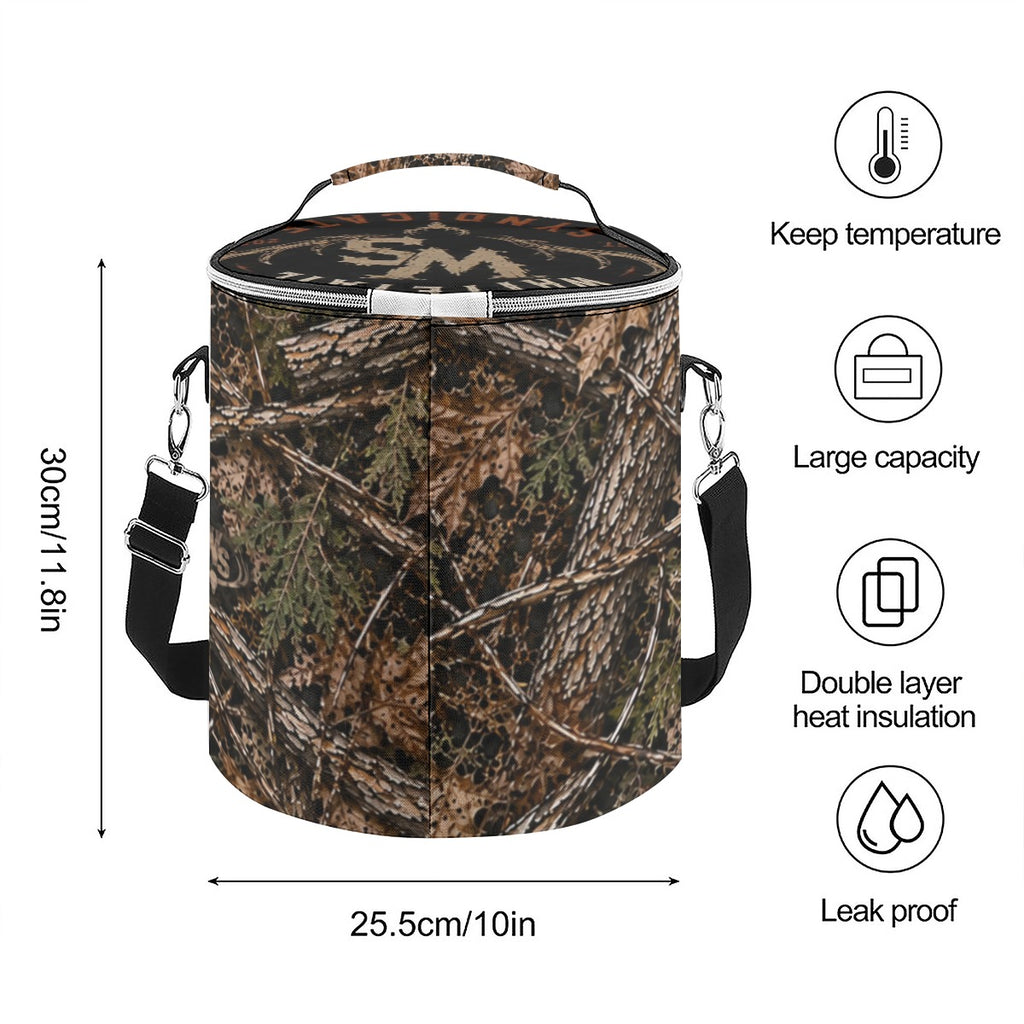RUT CAMO Insulated Cylinder Cooler Bag