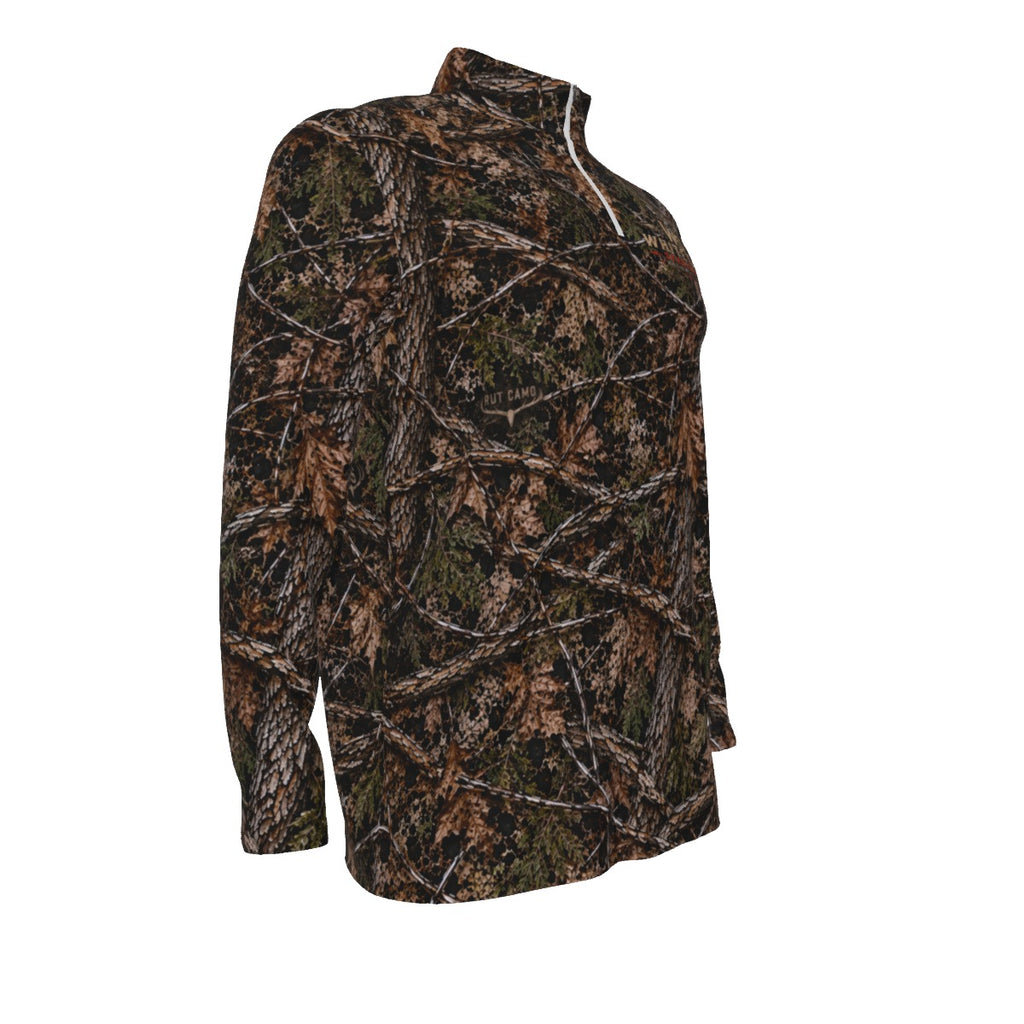 Men's All-Over Print 230 GSM Half-Zip Sweatshirt