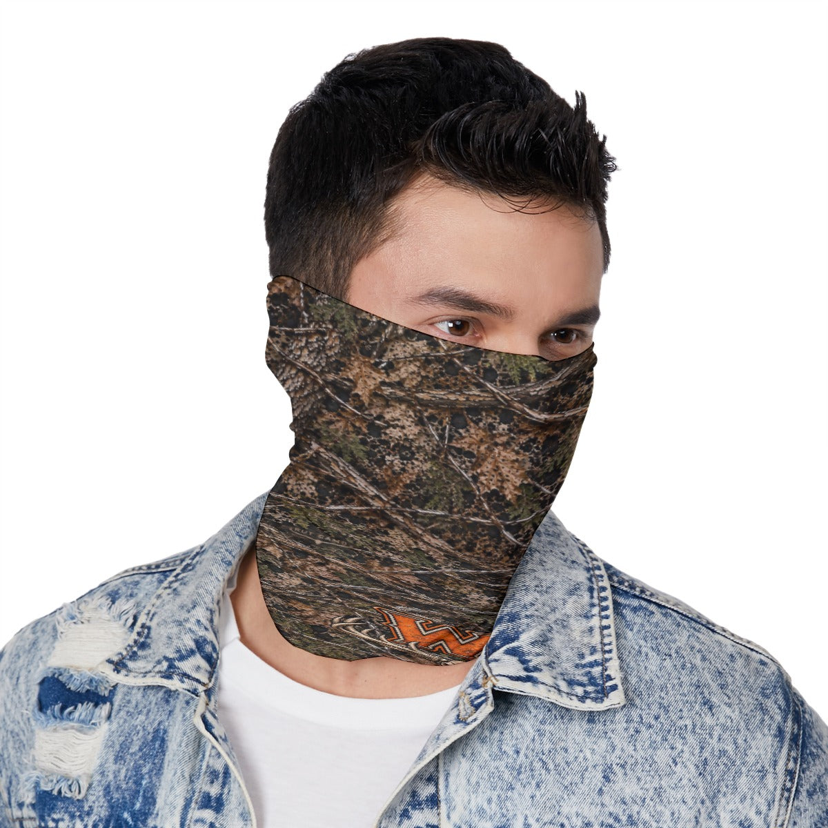 Woodland Camo Lightweight Stretch Neck Gaiter