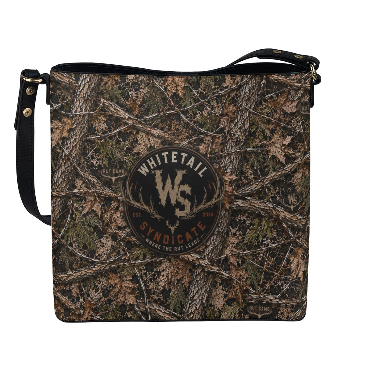 RUT CAMO WS Square Crossbody Bag