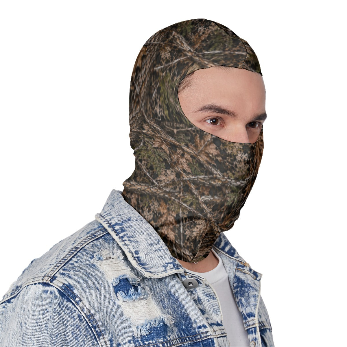 Woodland Camo Stretch Balaclava Face Cover