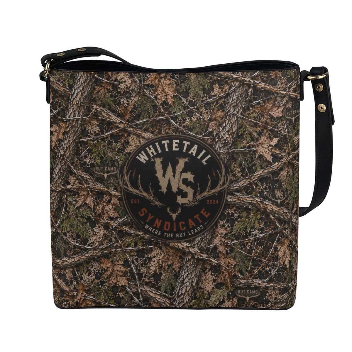 RUT CAMO WS Square Crossbody Bag