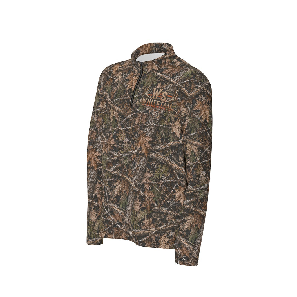 Men's All-Over Print Half-Zip Pullover