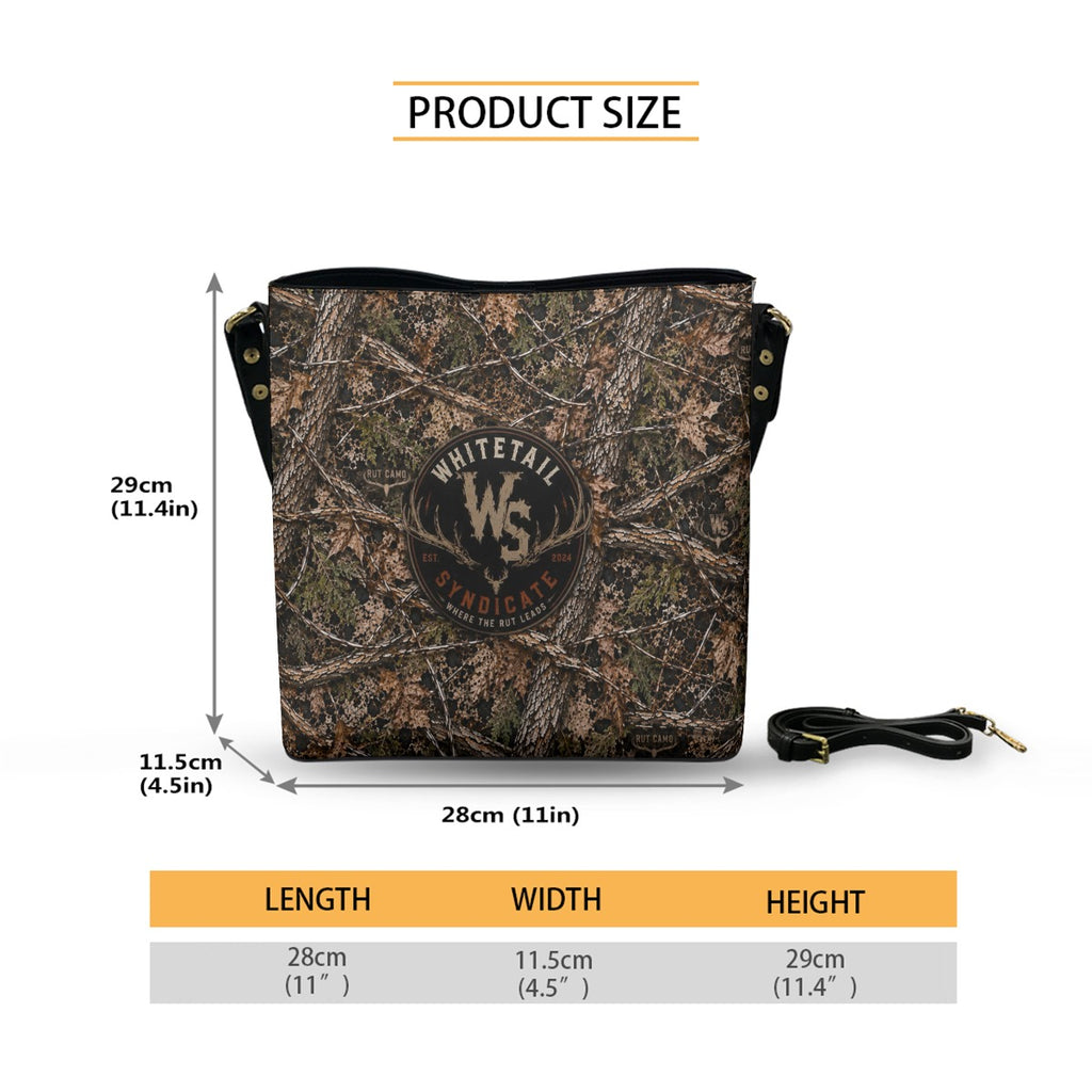 RUT CAMO WS Square Crossbody Bag