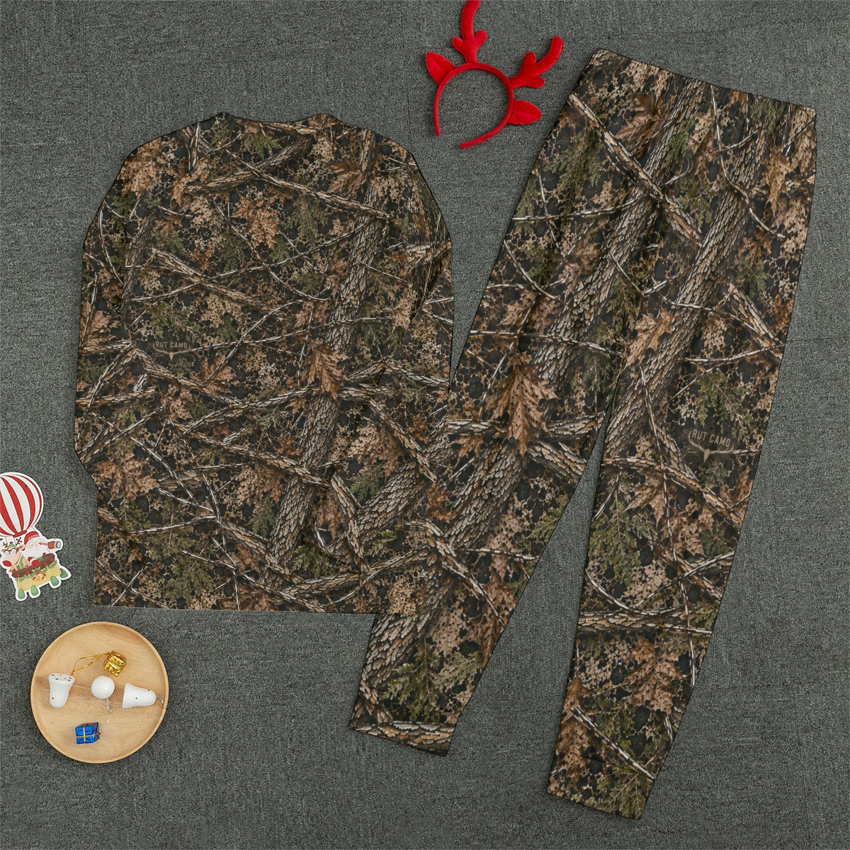 RUT CAMO All-Over Print Unisex Top & Bottom Set