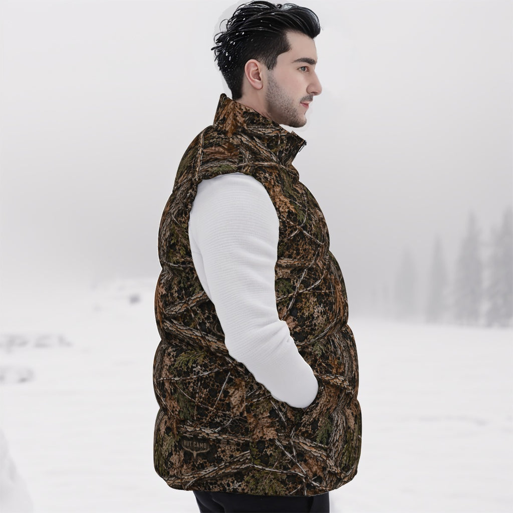 Unisex All-Over Print Down-Filled Zip Vest