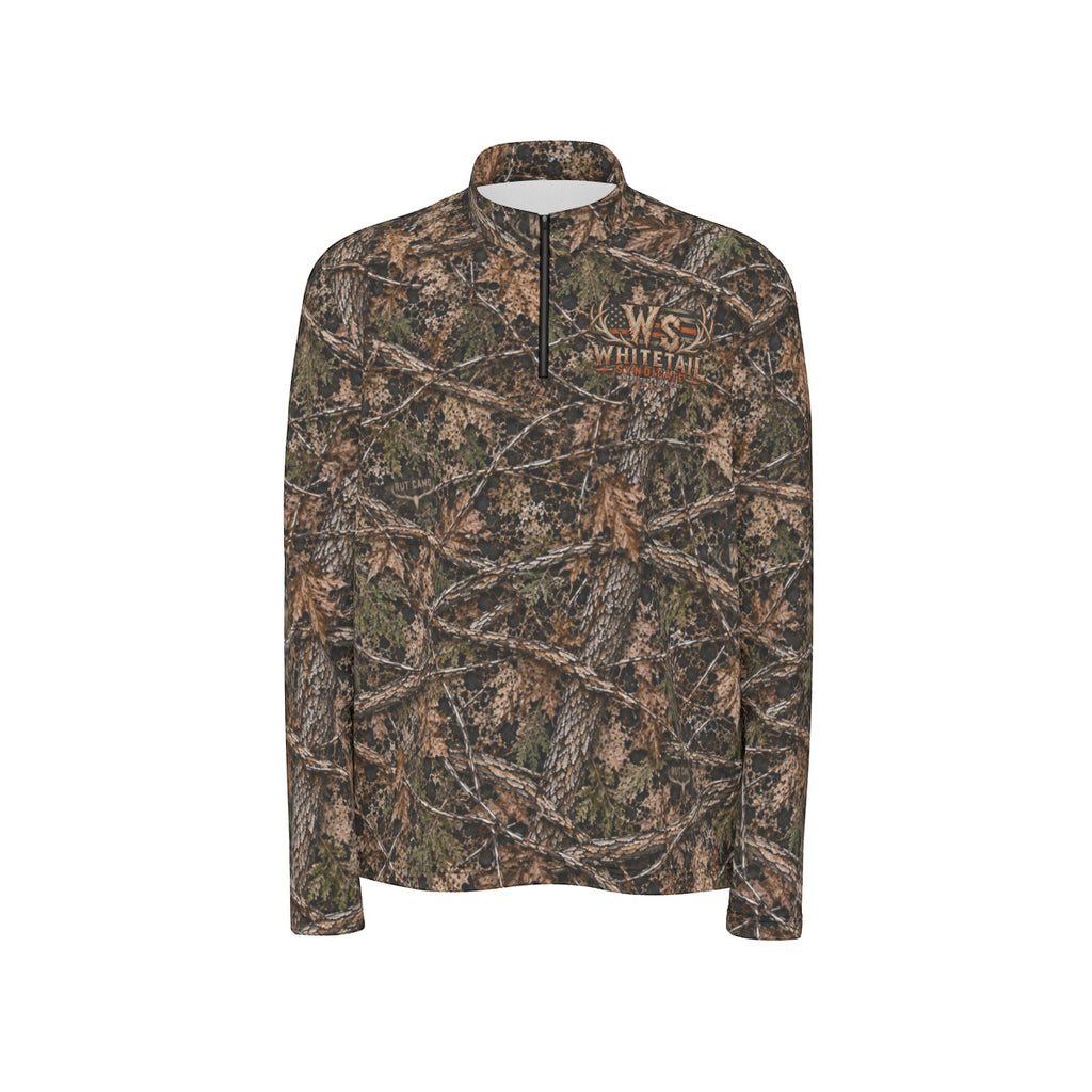 Men's All-Over Print Half-Zip Pullover