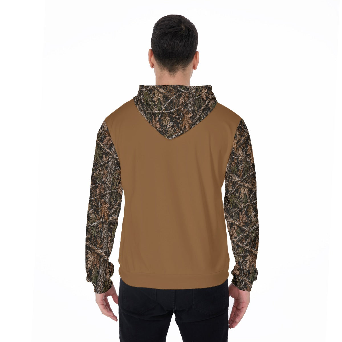 WS Wide Antlers Men's All-Over Print Microfleece Hoodie