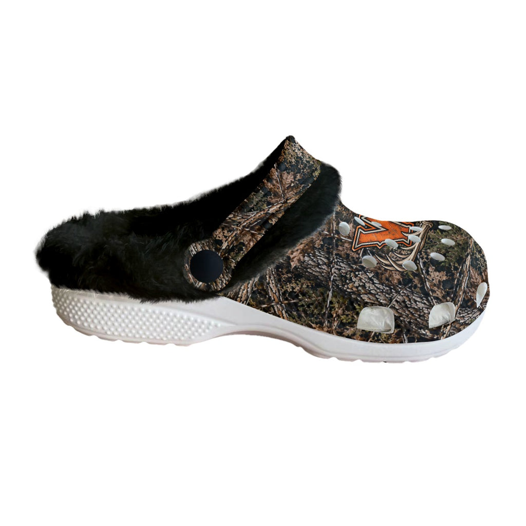 RUT CAMO WS Removable-Fleece-Lined Clogs