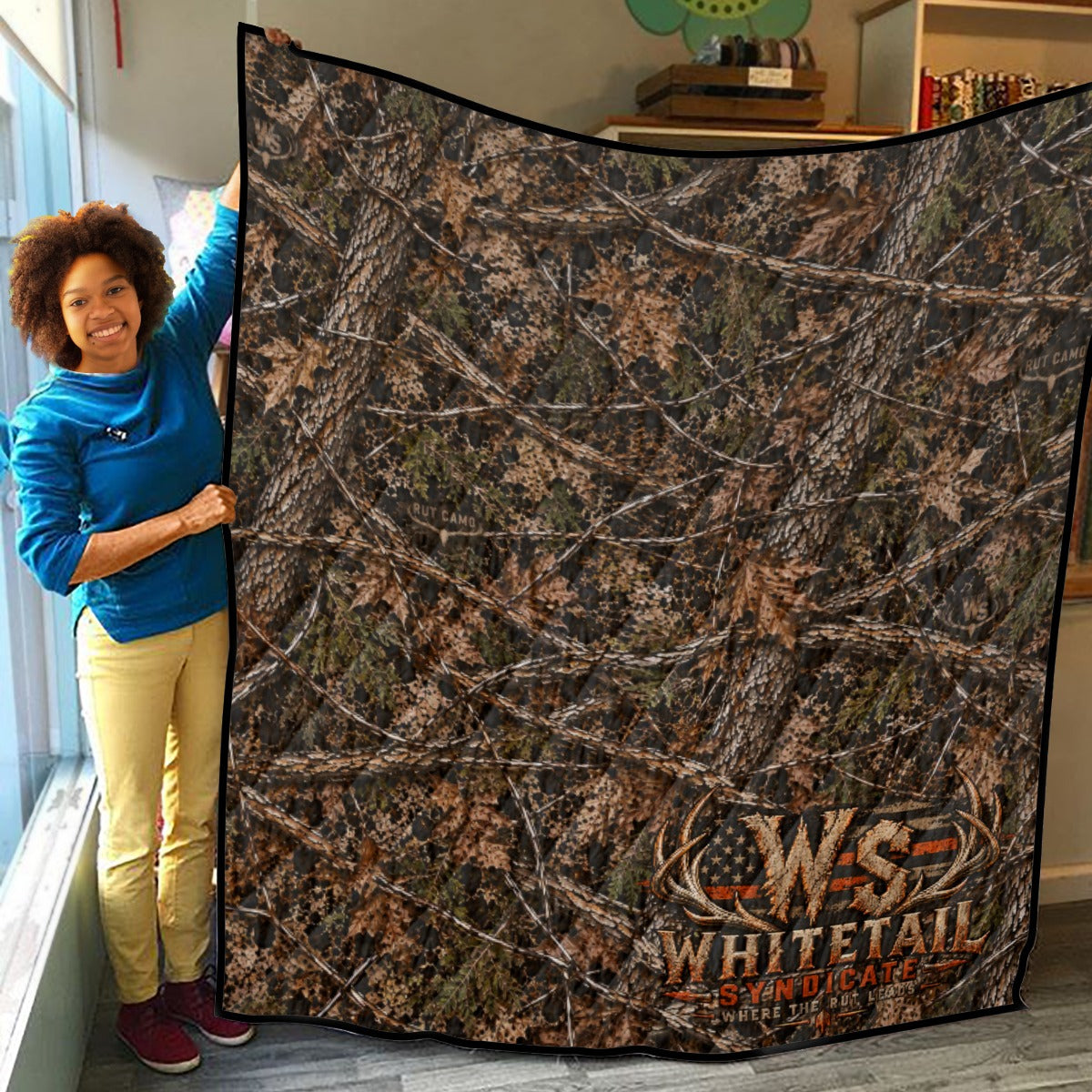 RUT CAMO WS Lightweight Printed Quilt