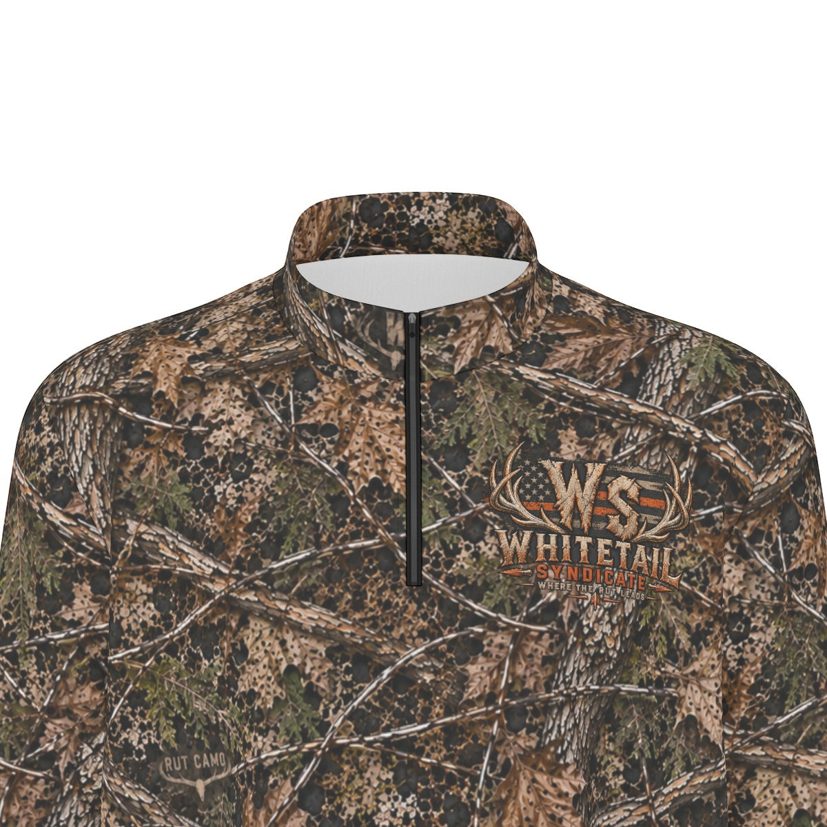 Men's All-Over Print Half-Zip Pullover