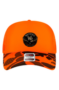 5 Panel Neon Orange Camo