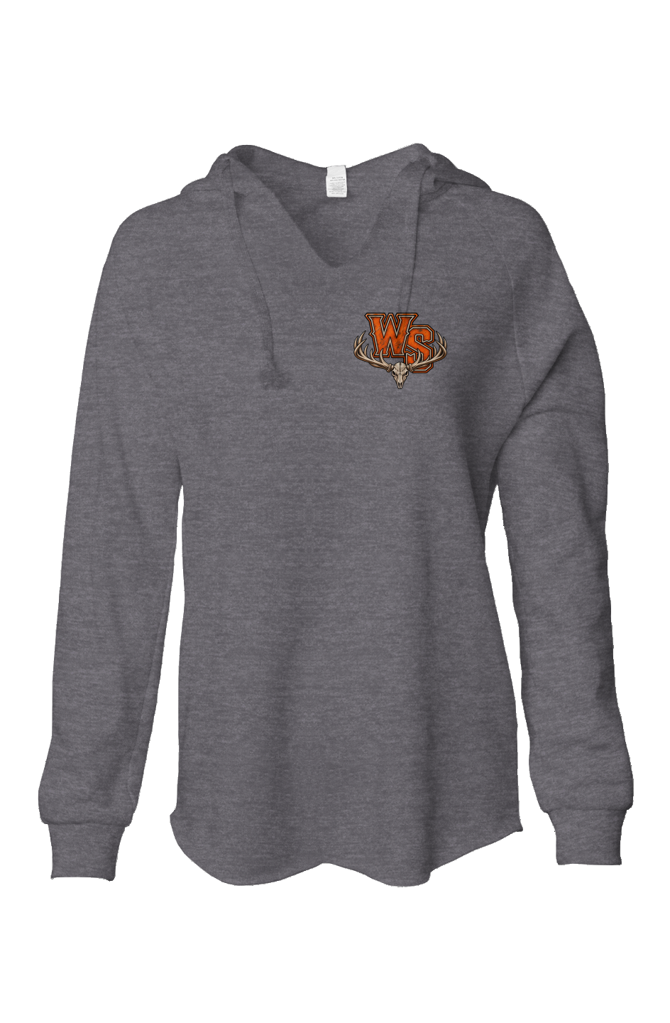 Womens Lightweight Wash Hooded Sweatshirt