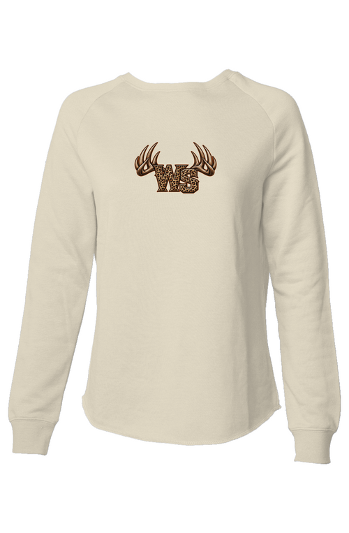 Womens Lightweight Wash Sweatshirt