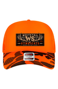 5 Panel Neon Orange Camo